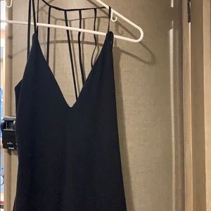 Black above the knee dress